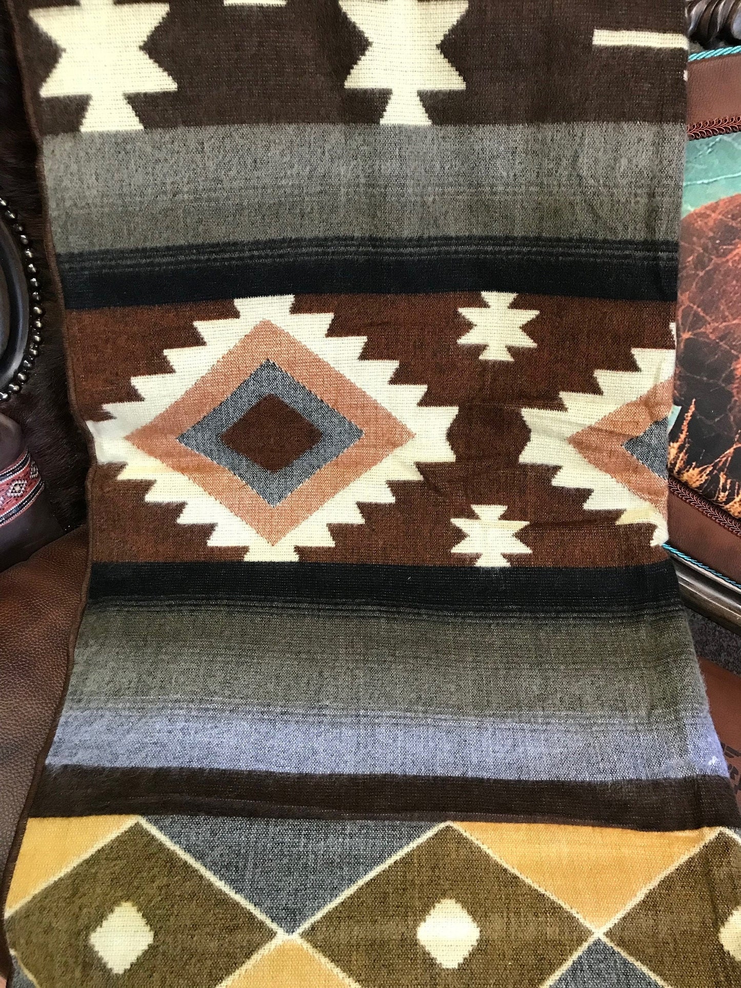 Southwest Alpaca Wool Blanket Prescott