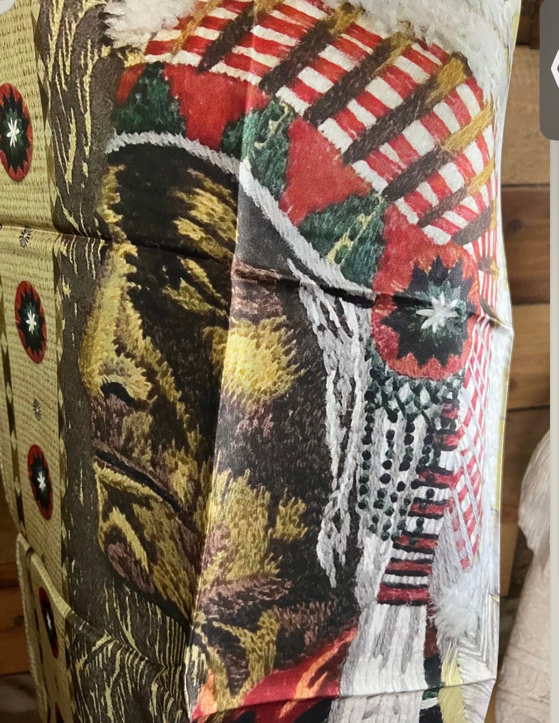 Silk Scarf Wild Rag Native Chief