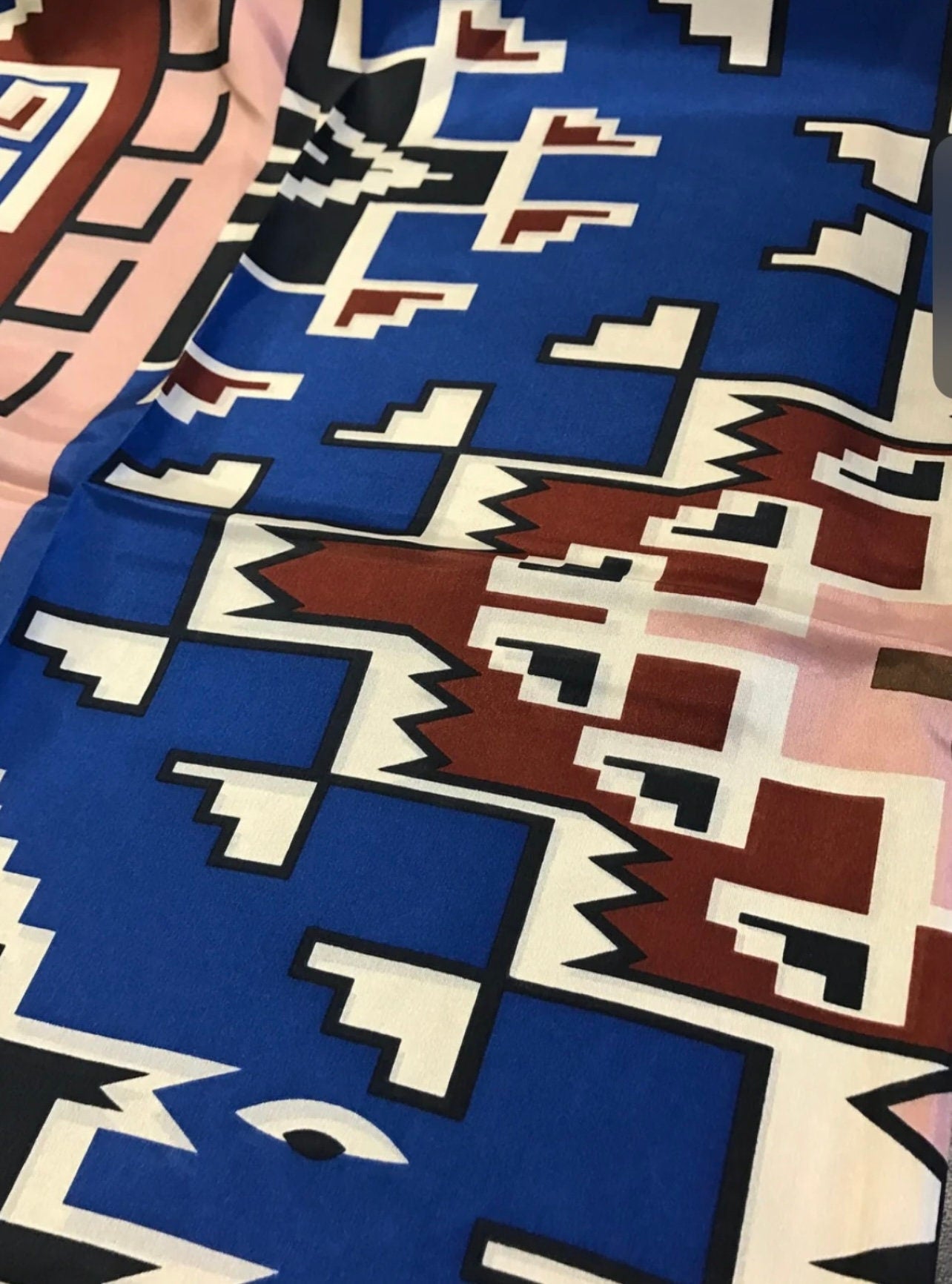 Silk Scarf Wild Rags Royal Aztec