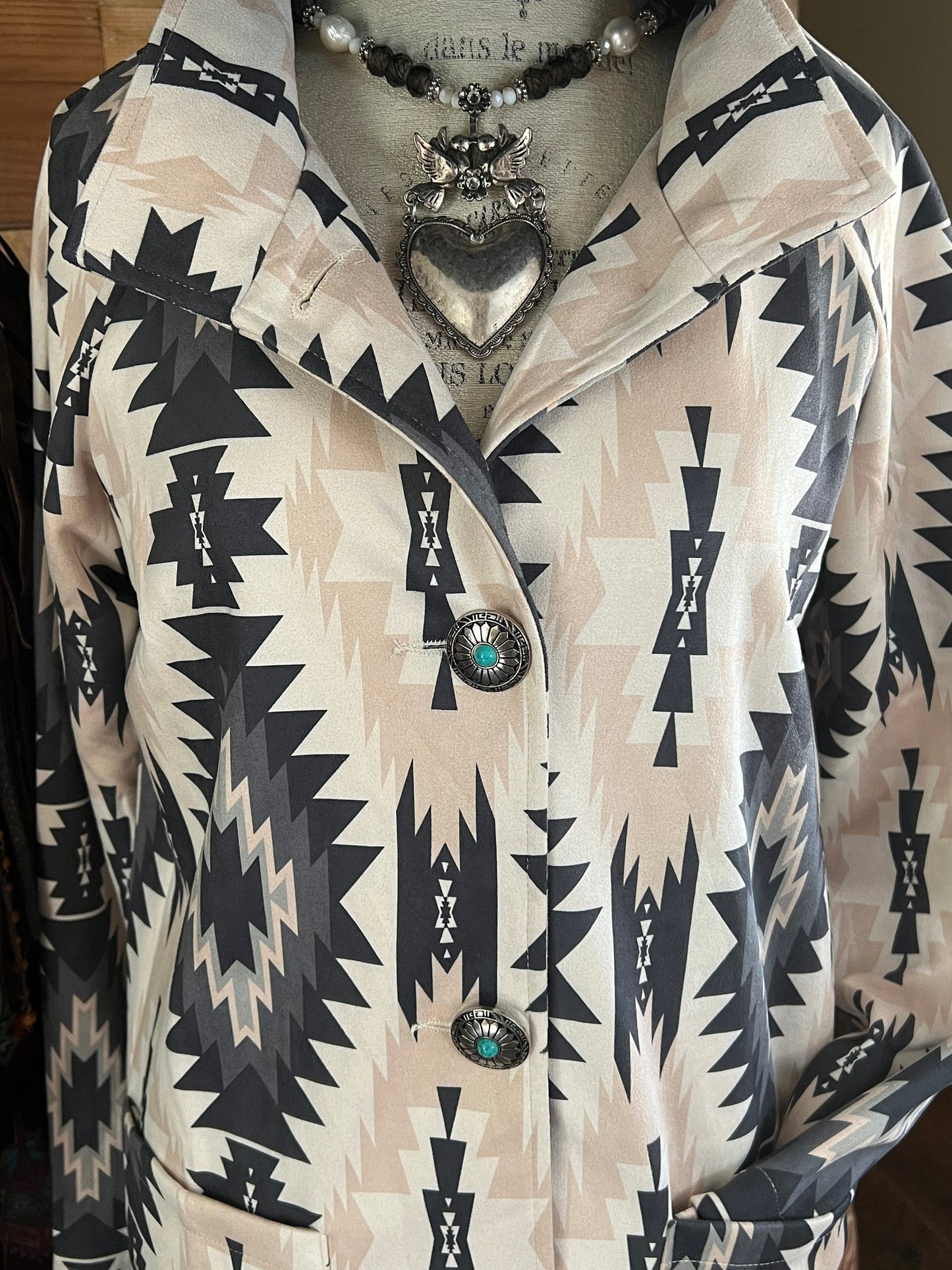 Aztec Duster Jacket Acoma