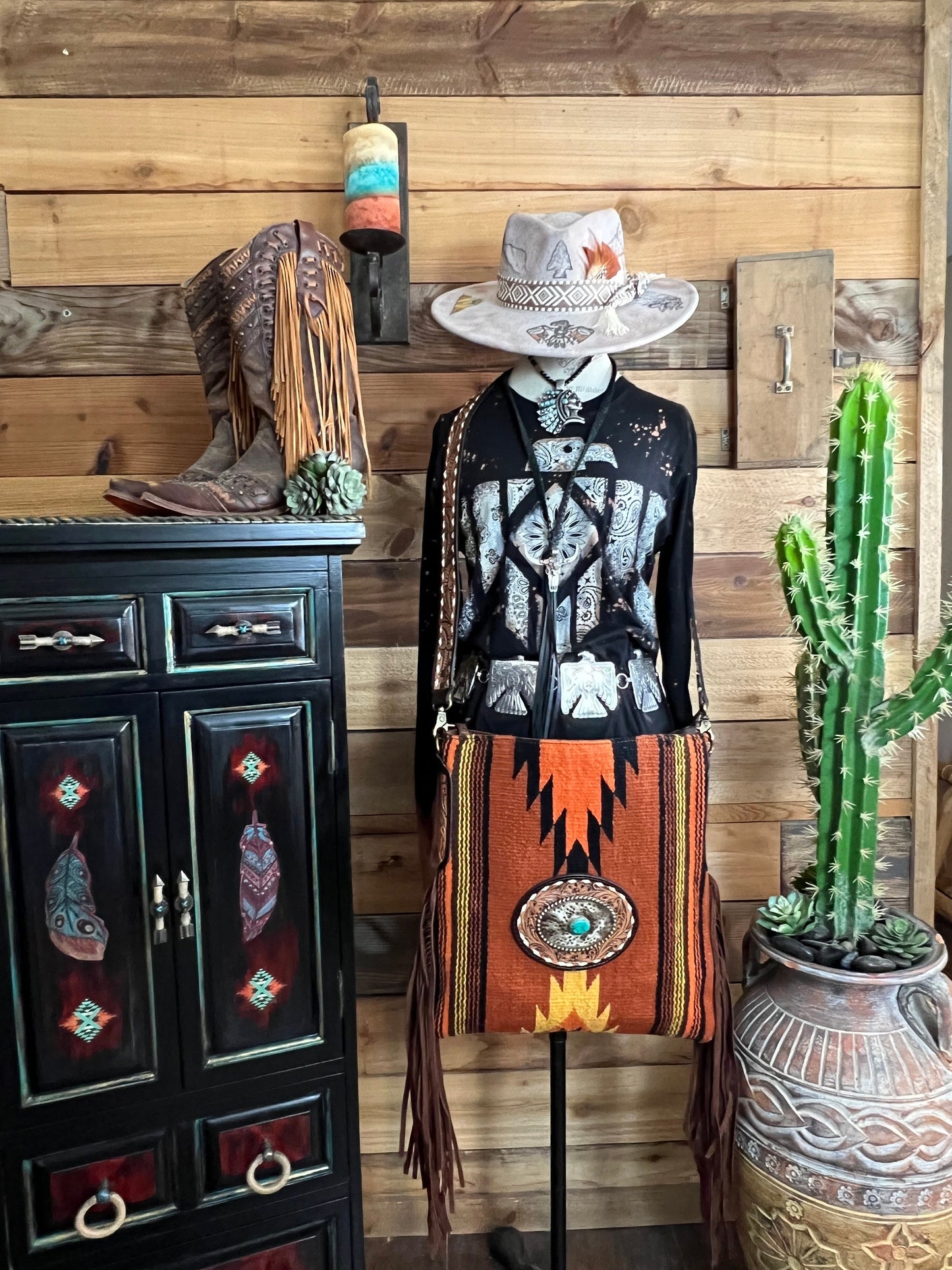 Concealed Carry Woven Saddle Blanket Bag Missoula