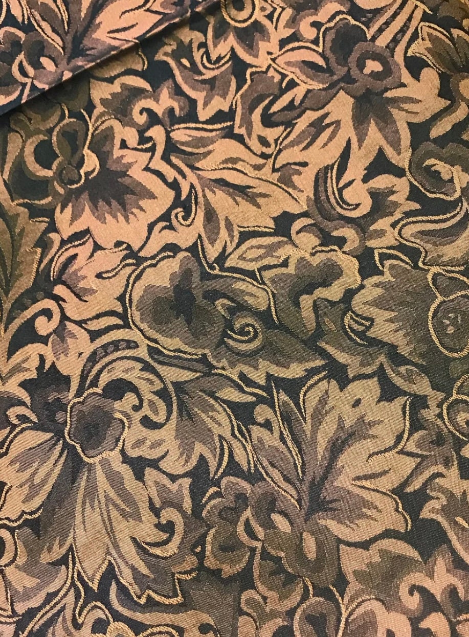 Silk Scarf Wild Rags Rusty Brown Baroque