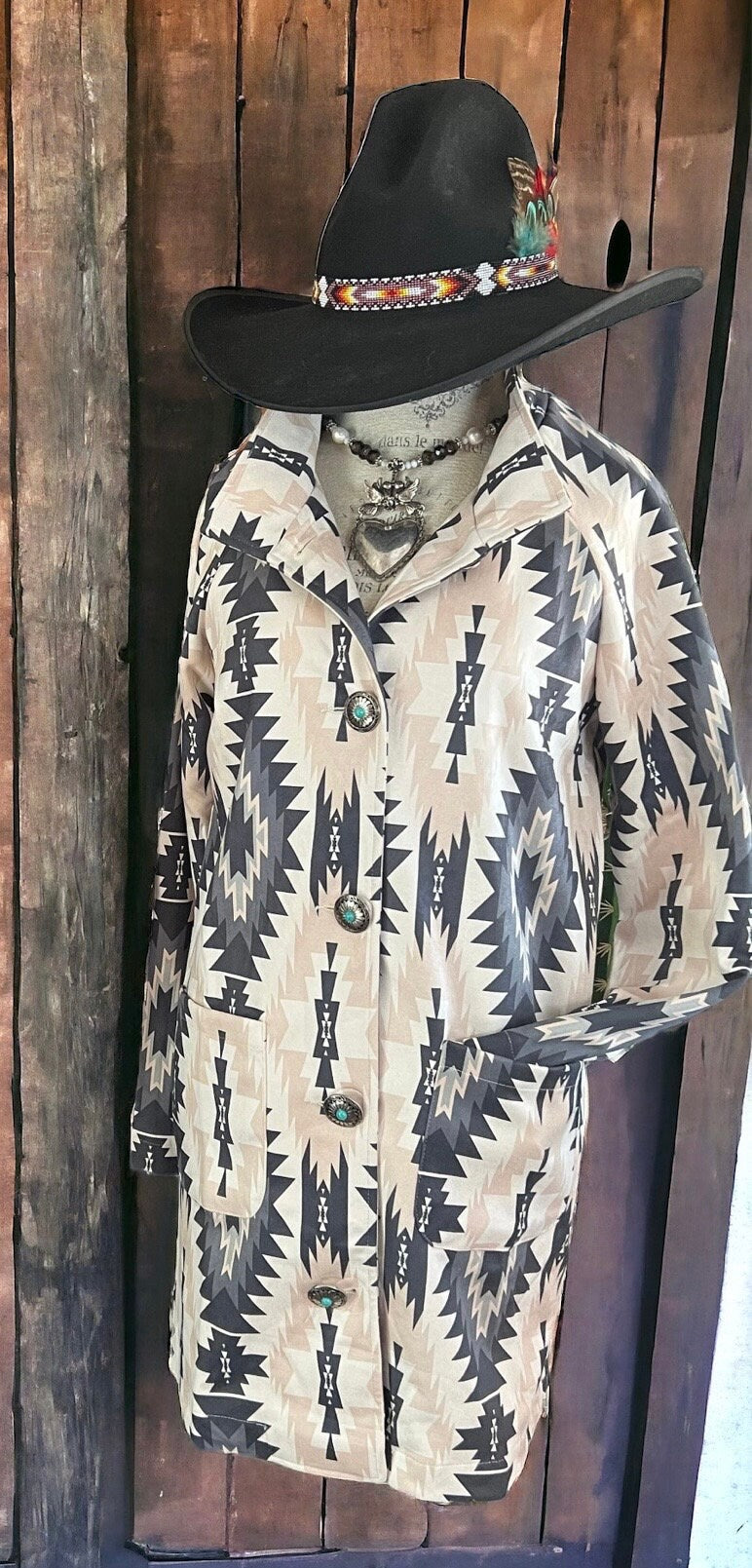 Aztec Duster Jacket Acoma