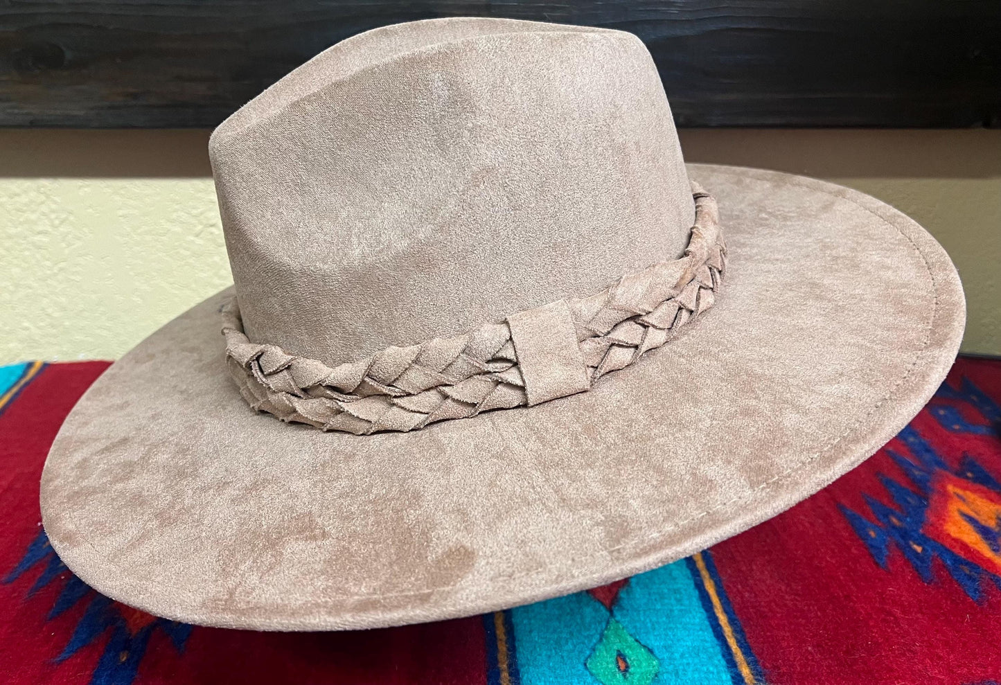 Cactus Blossoms Burned Felt Hat