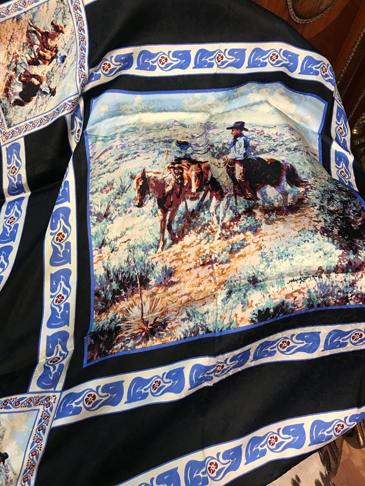 Silk Scarf Wild Rags Rustlers