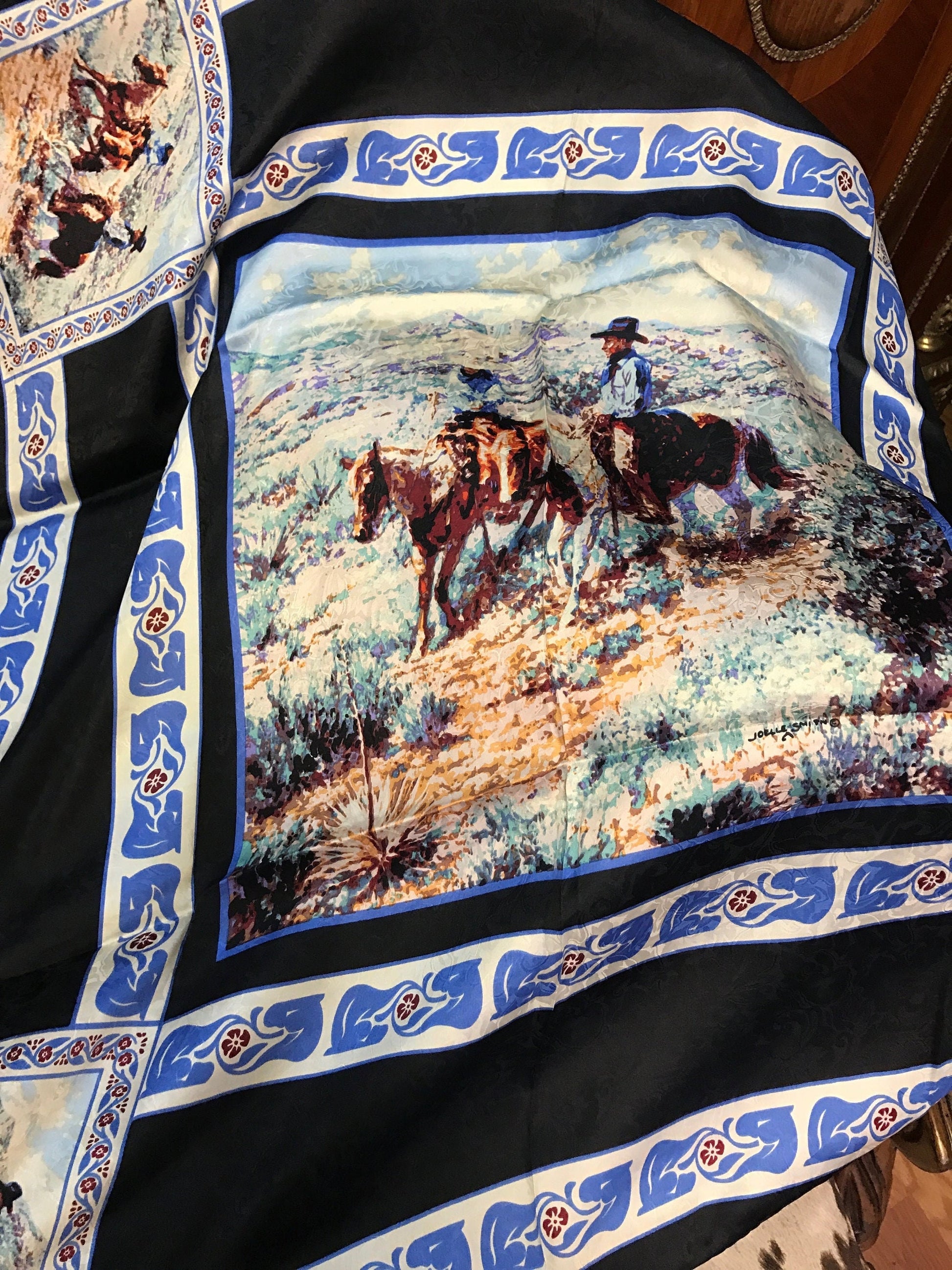 Silk Scarf Wild Rags Rustlers