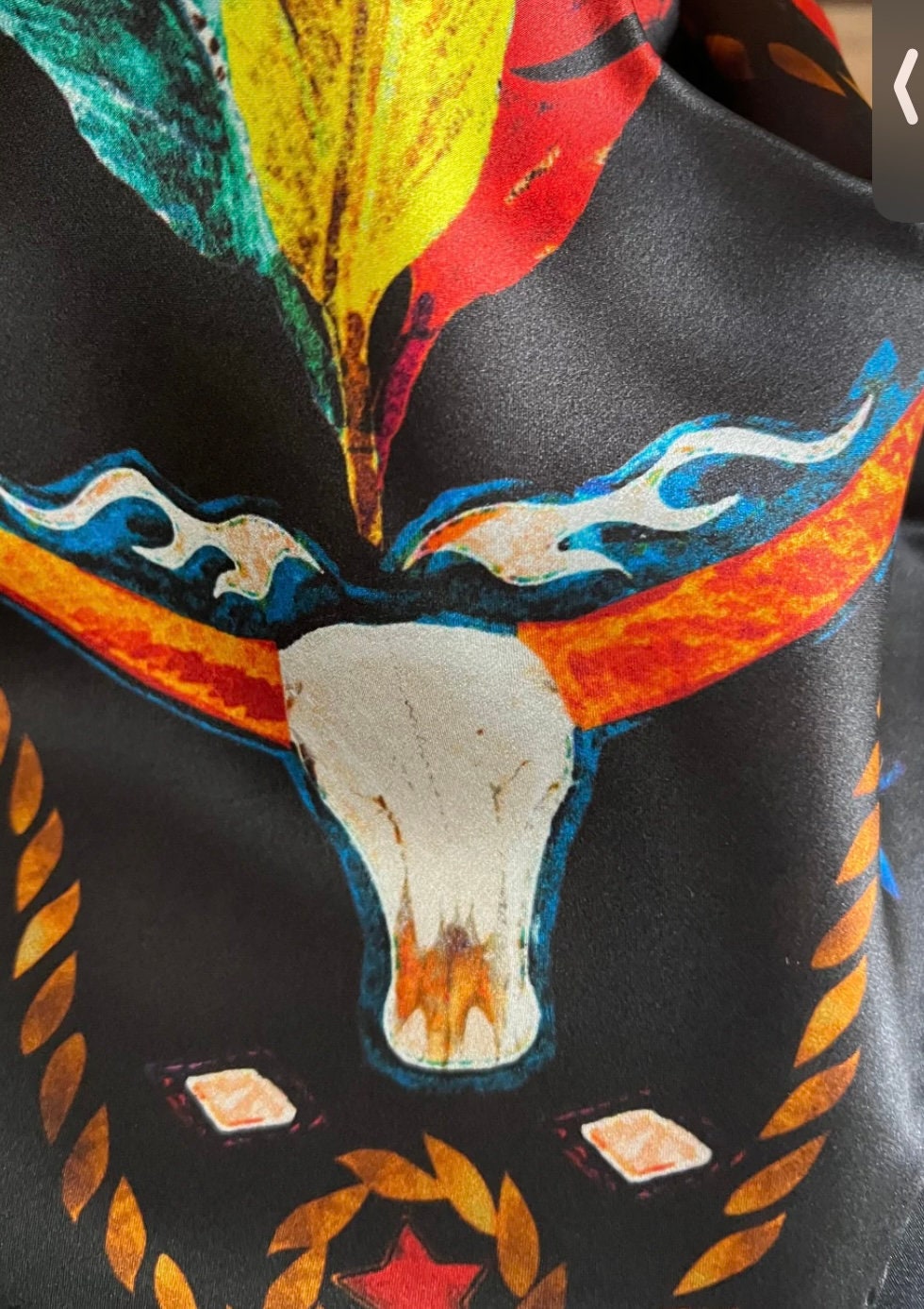 Silk Scarf Wild Rags Yellow Rose