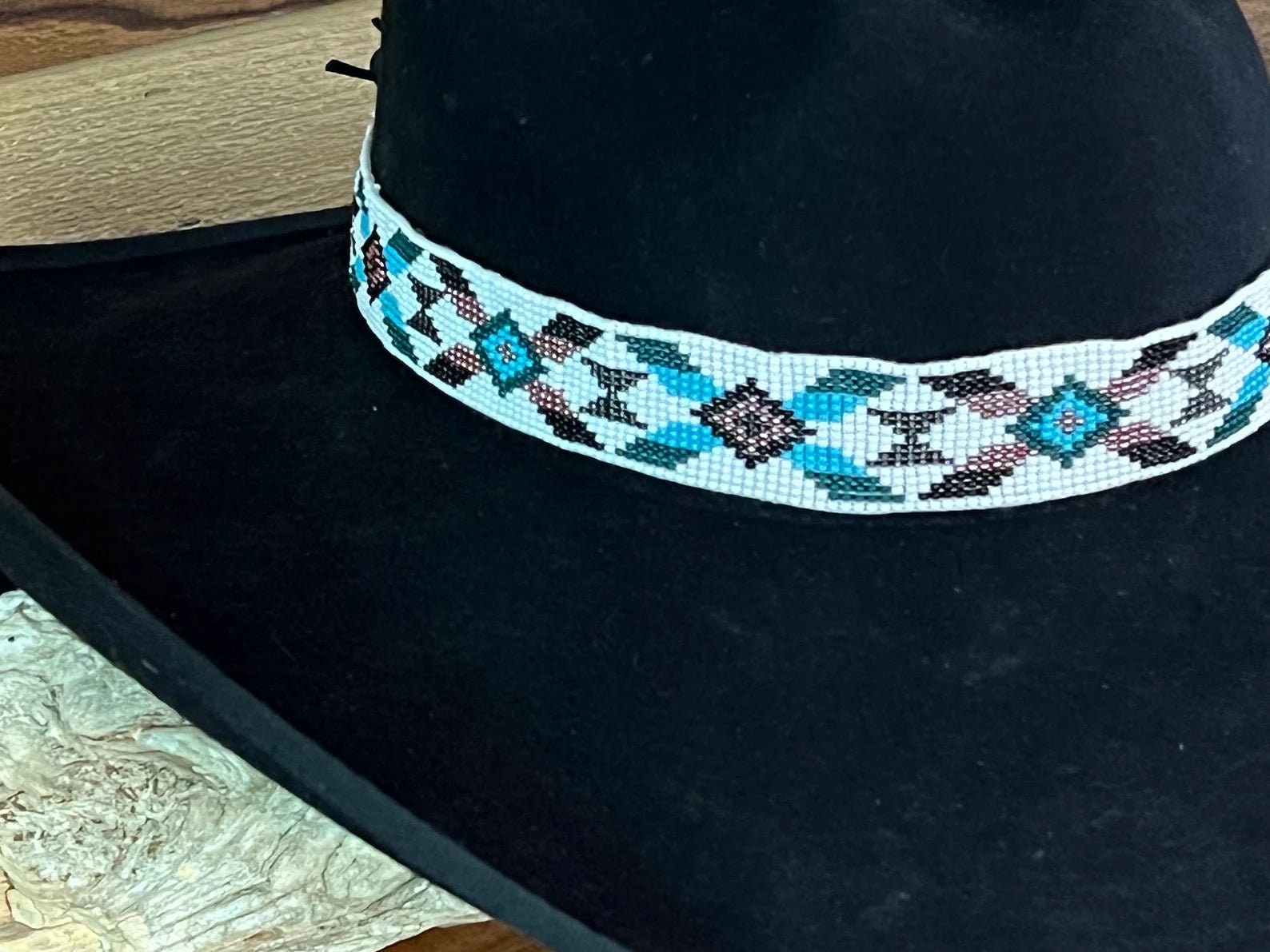 Southwest Beaded Hat Band