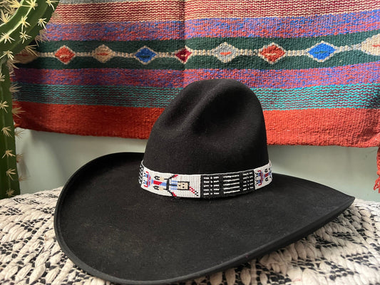Hand Beaded Yei Hat Band