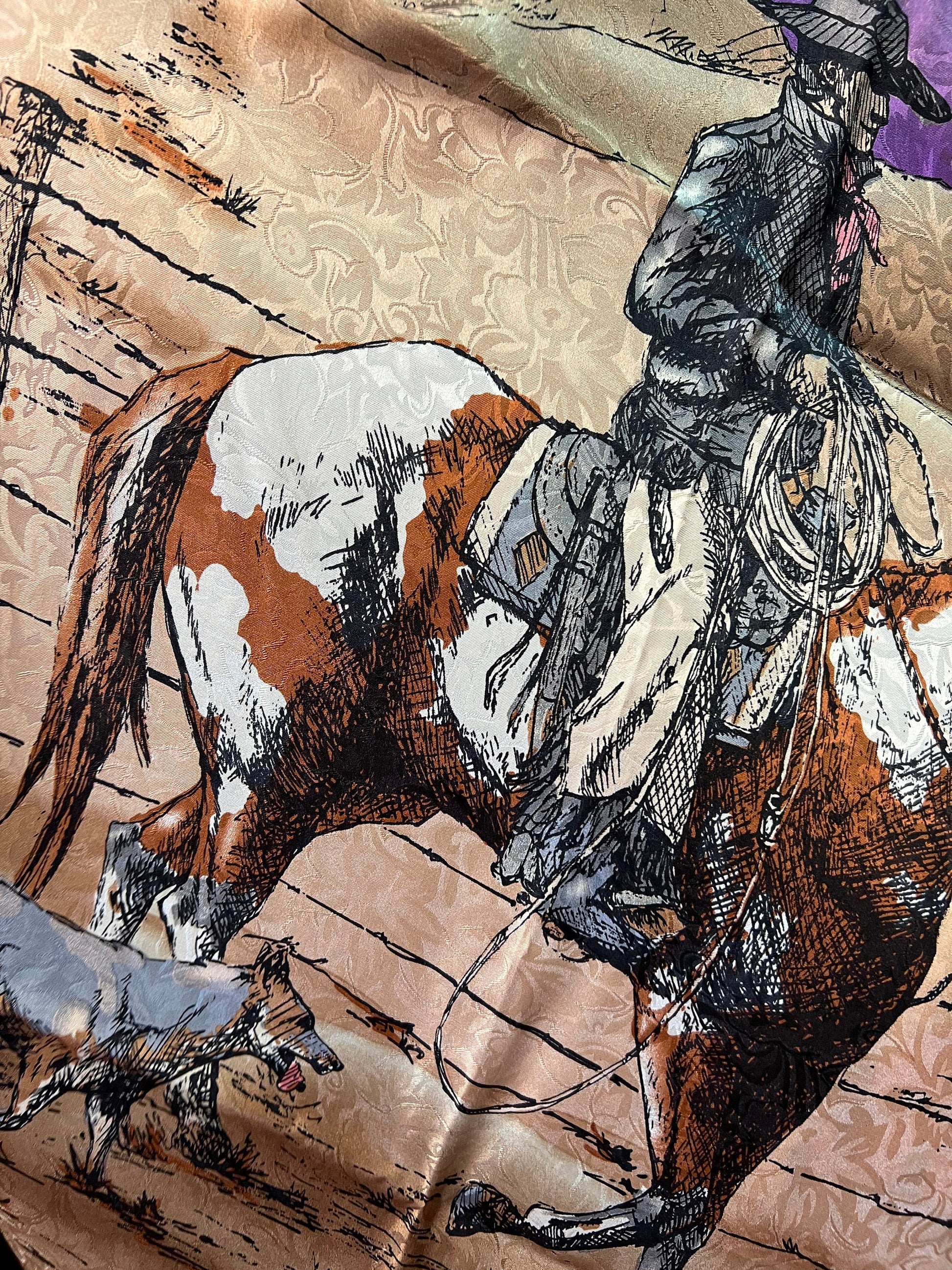 Silk Scarf Wild Rag Cheyenne
