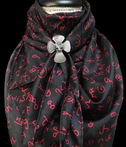 Silk Scarf Wild Rags Black Brands