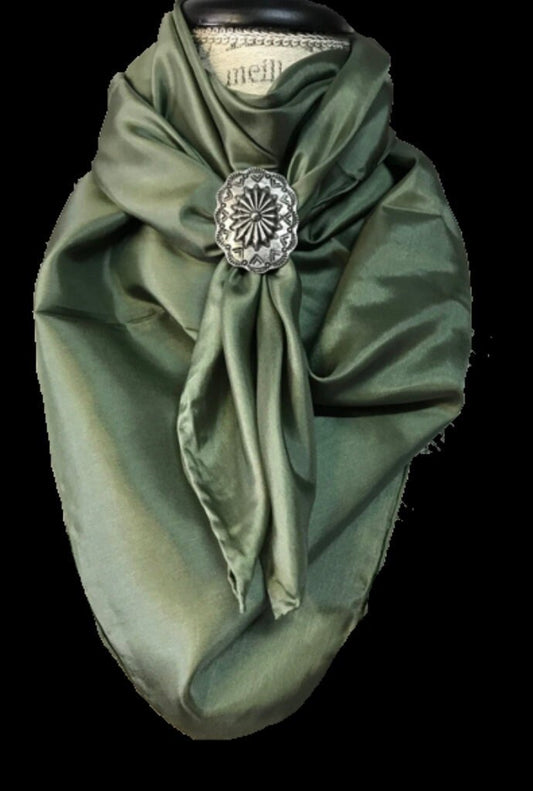 Silk Scarf Wild Rags Solid Sage