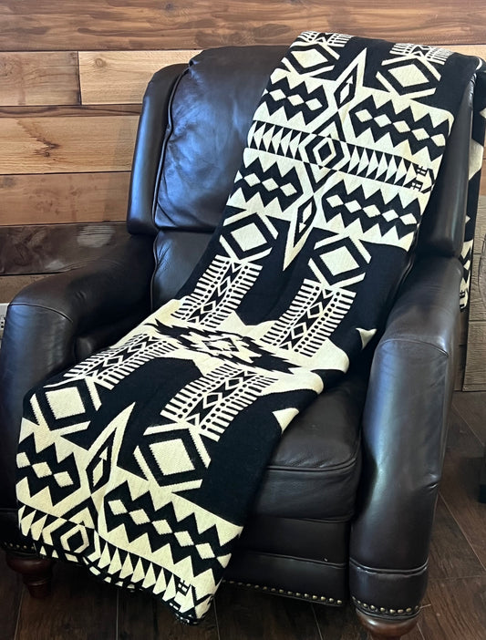Southwest Woven Throw Blanket Marana