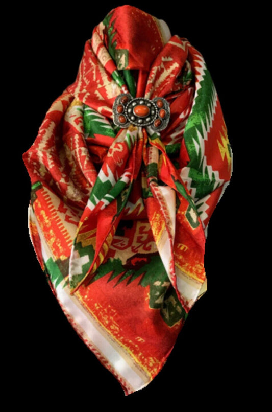 Silk Scarf Wild Rags Southwest Orange