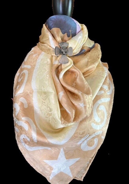 Silk Scarf Wild Rags Bronc Bustin