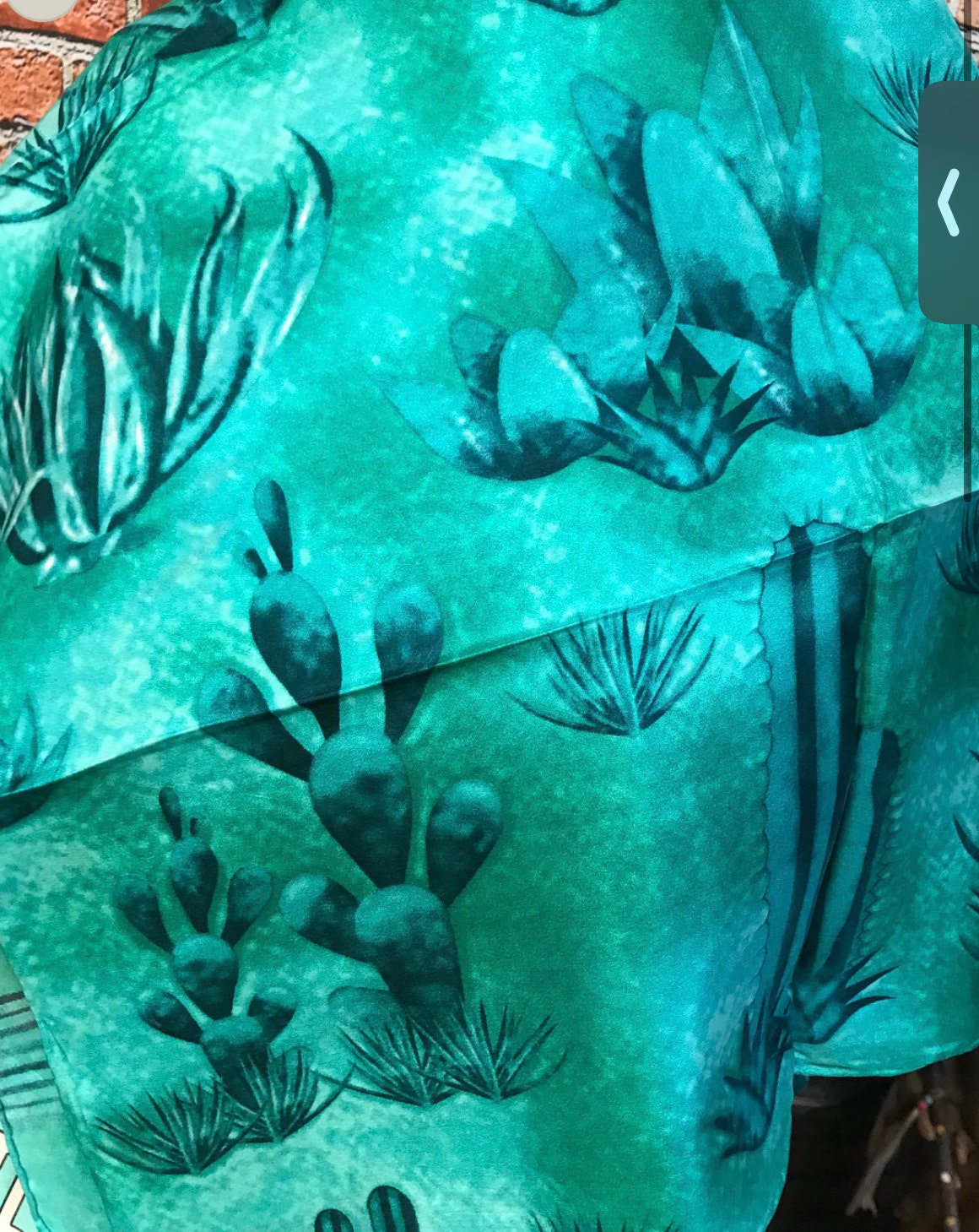 Silk Scarf Wild Rags Cactus