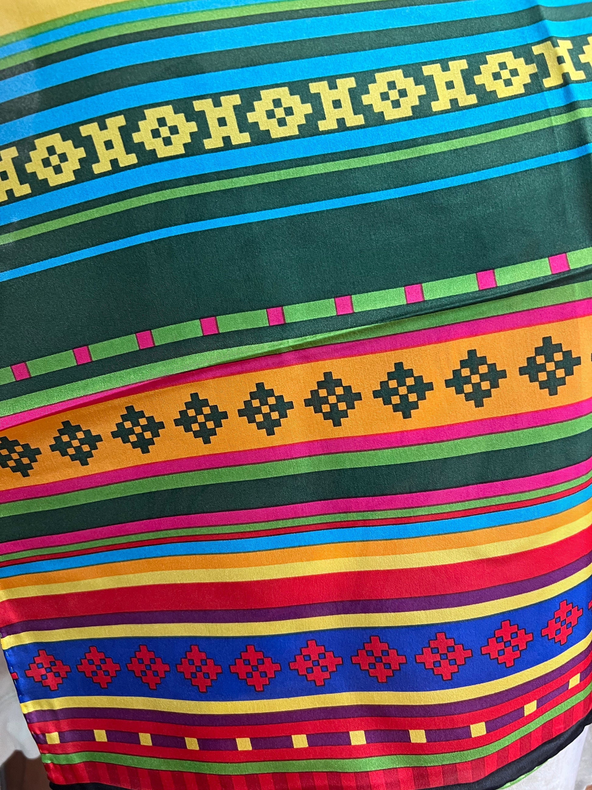Silk Scarf Wild Rags Happy Serape