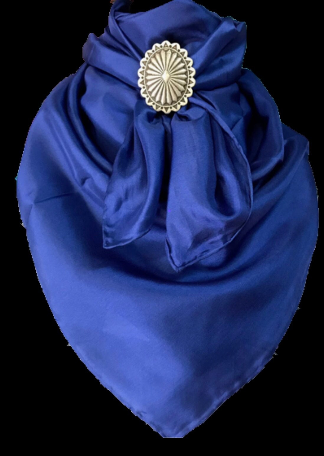 Silk Scarf Wild Rags Solid Royal