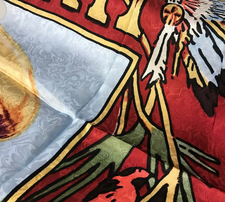 Silk Scarf Wild Rags Buffalo Bill