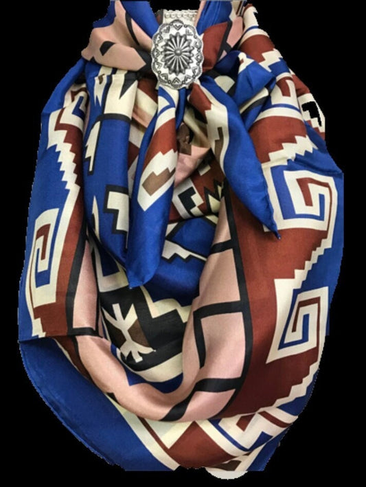 Silk Scarf Wild Rags Royal Aztec