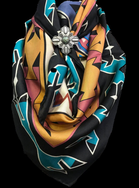 Wild Rags Silk Scarf Aztec Sand