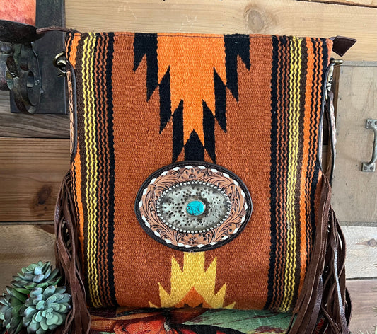 Concealed Carry Woven Saddle Blanket Bag Missoula