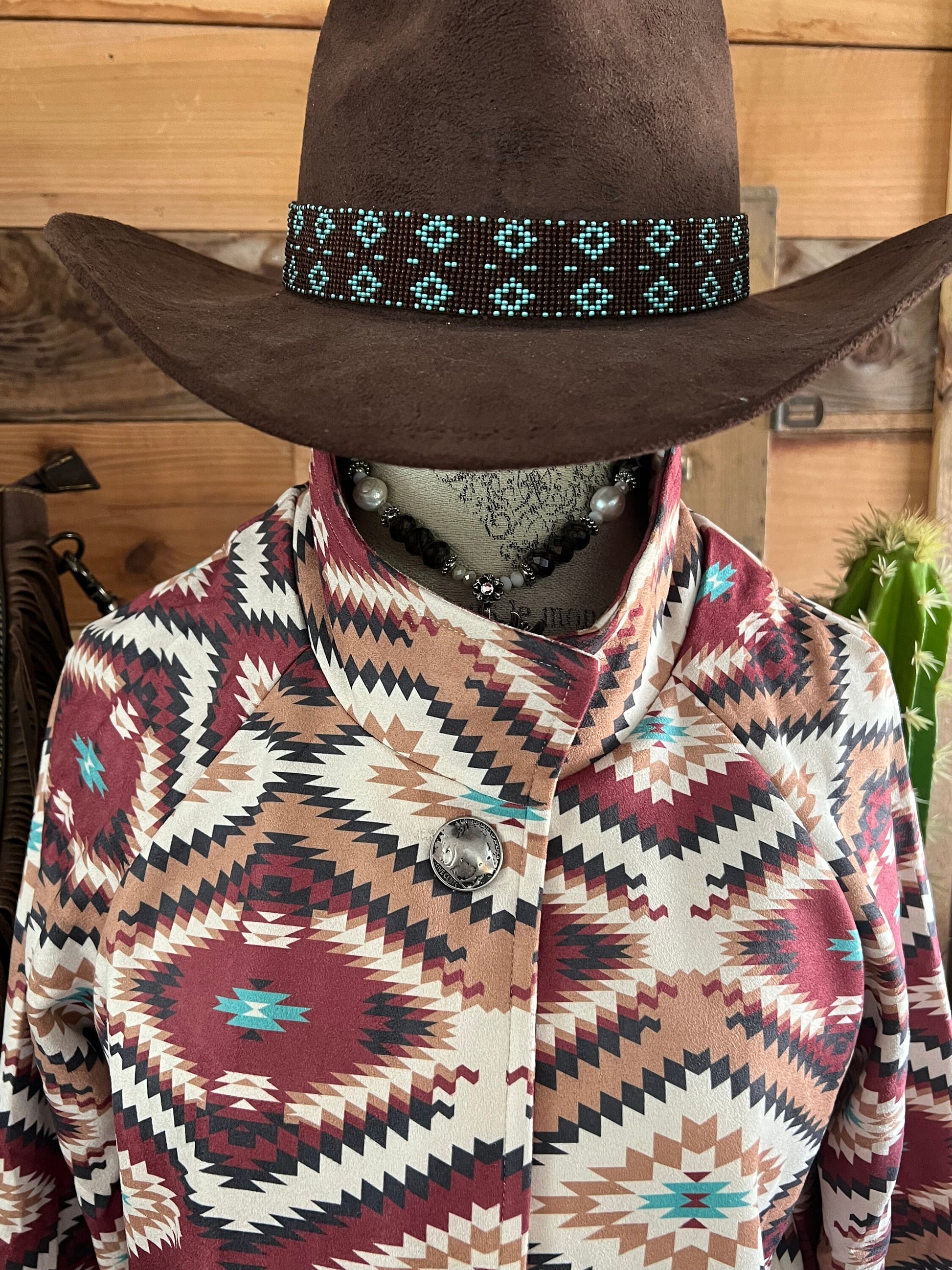 Aztec Duster Jacket Coyote Creek