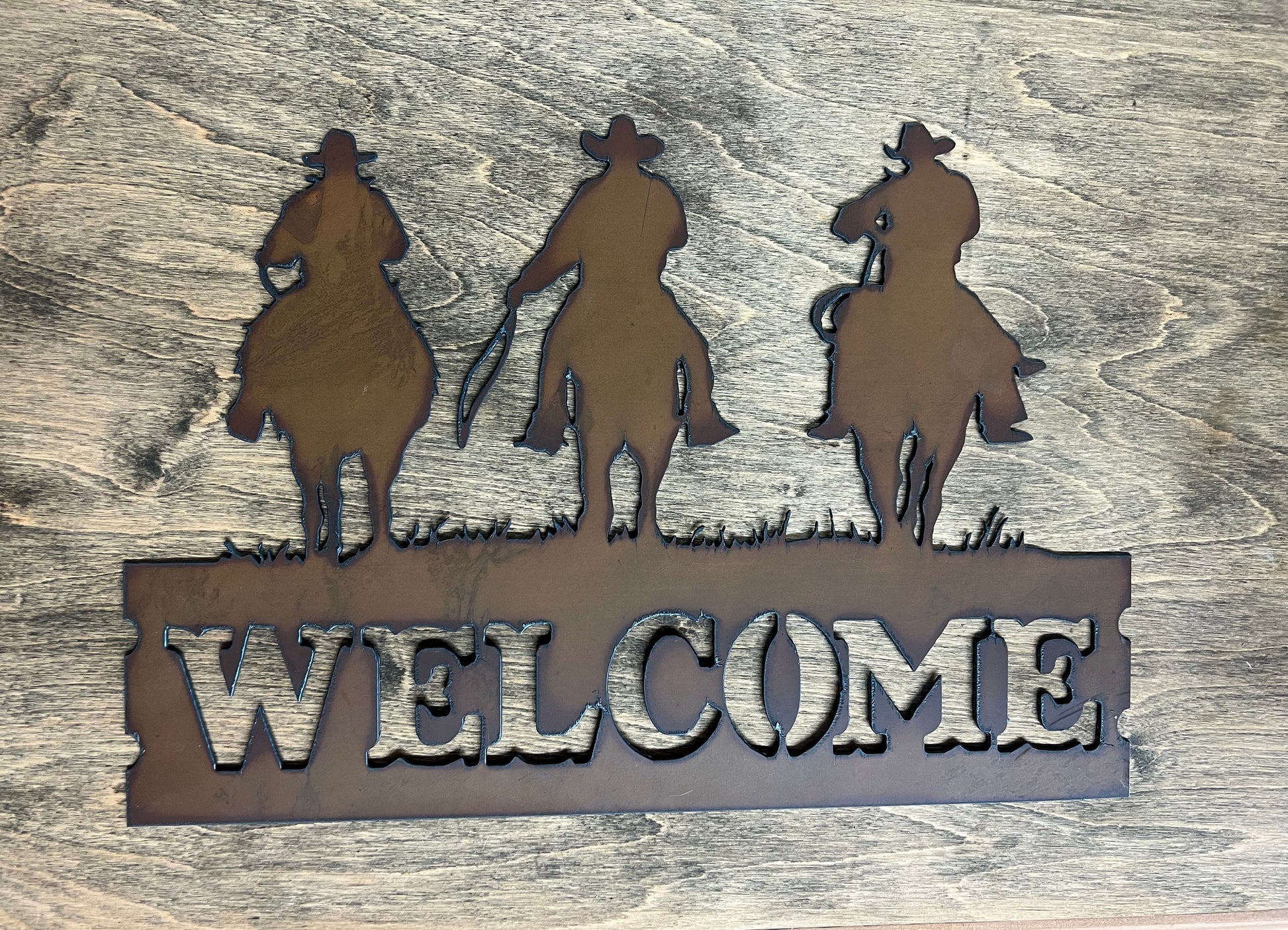 Cowboys Welcome Sign