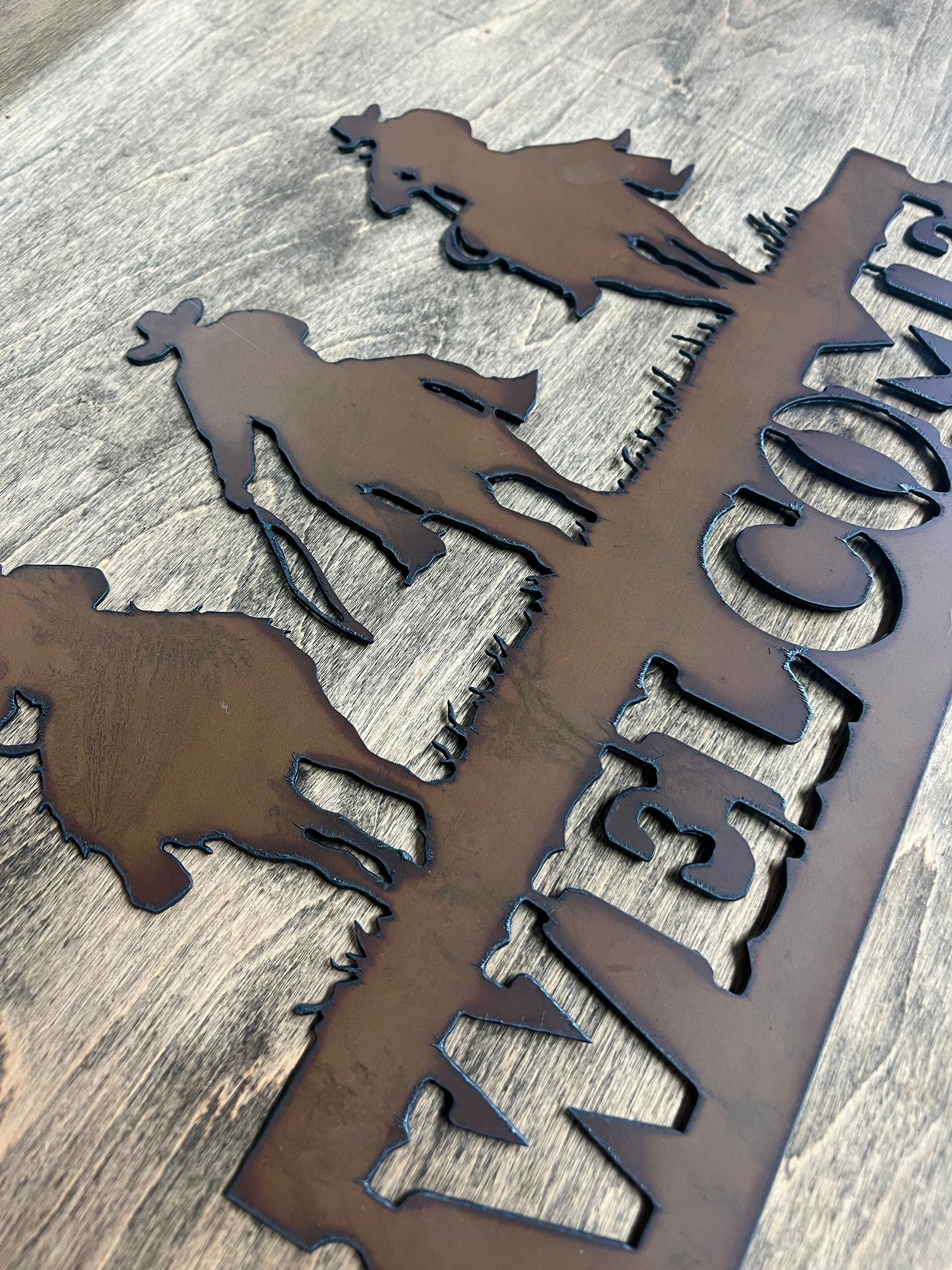 Cowboys Welcome Sign
