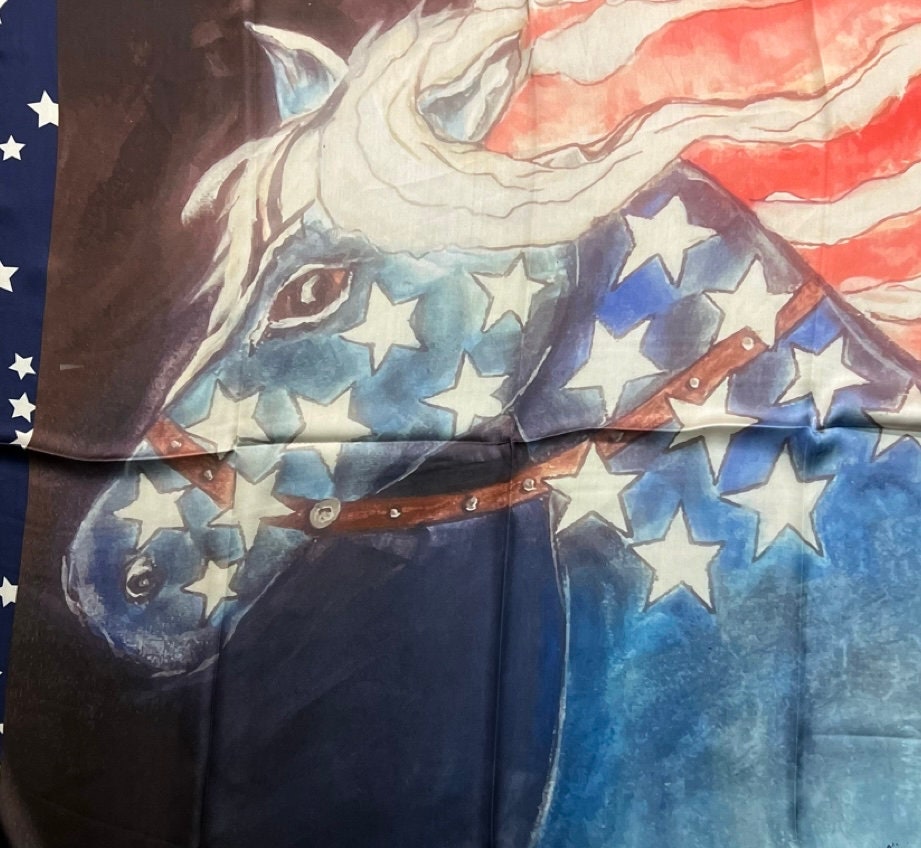 Silk Scarf Wild Rags American Mustang