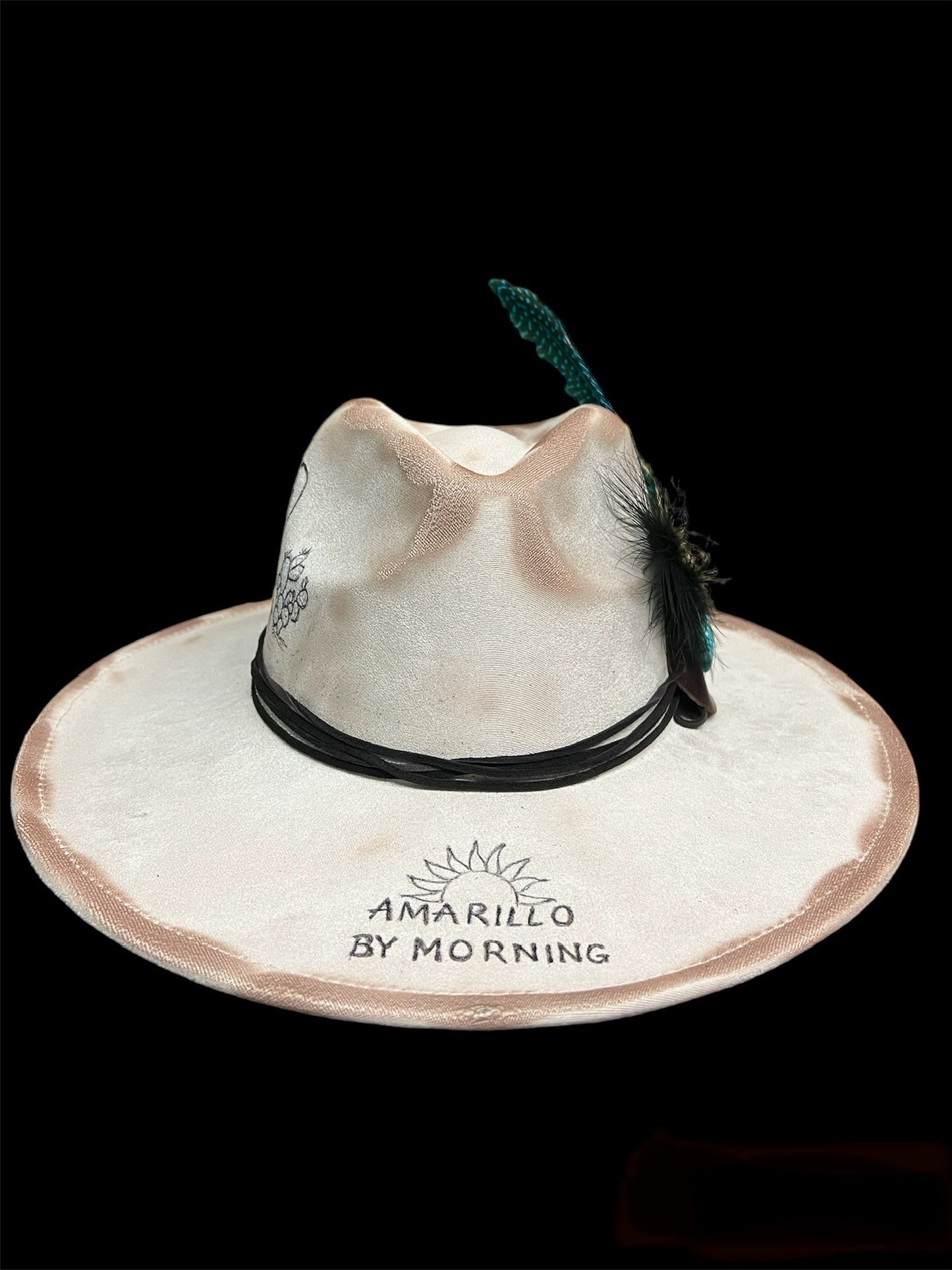Rodeo Amarillo Burned Felt Hat