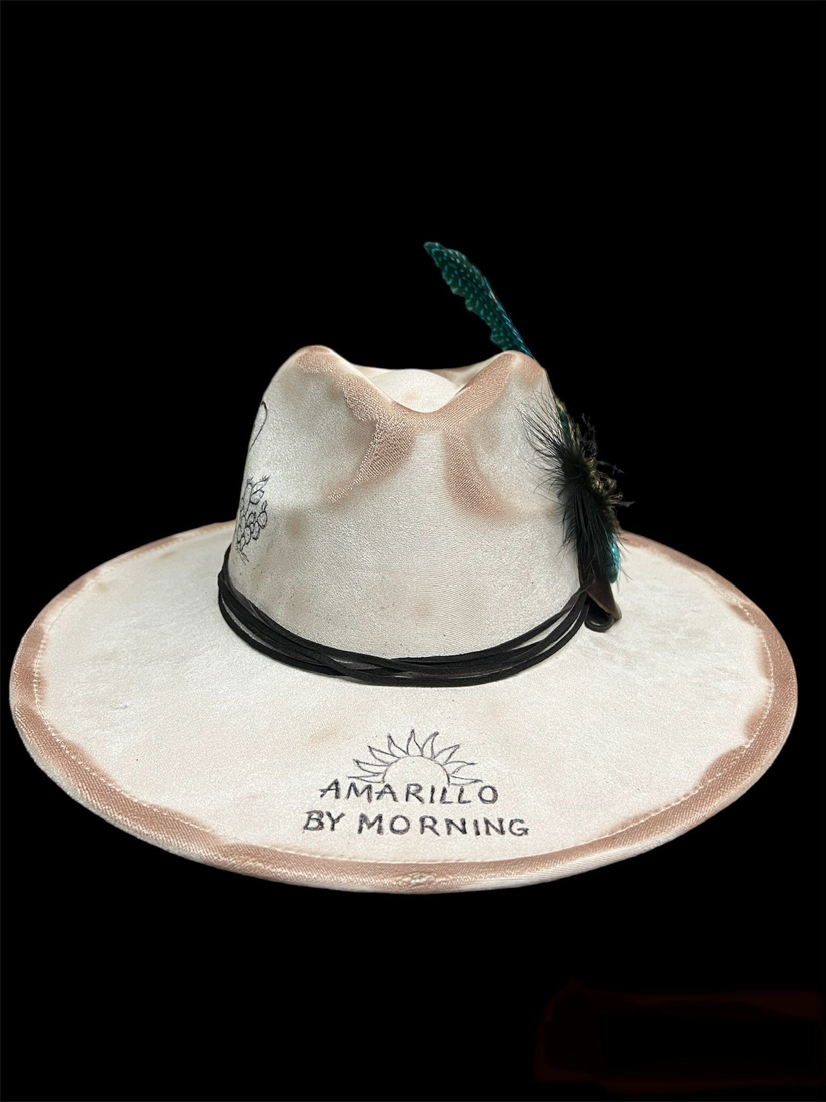 Rodeo Amarillo Burned Felt Hat