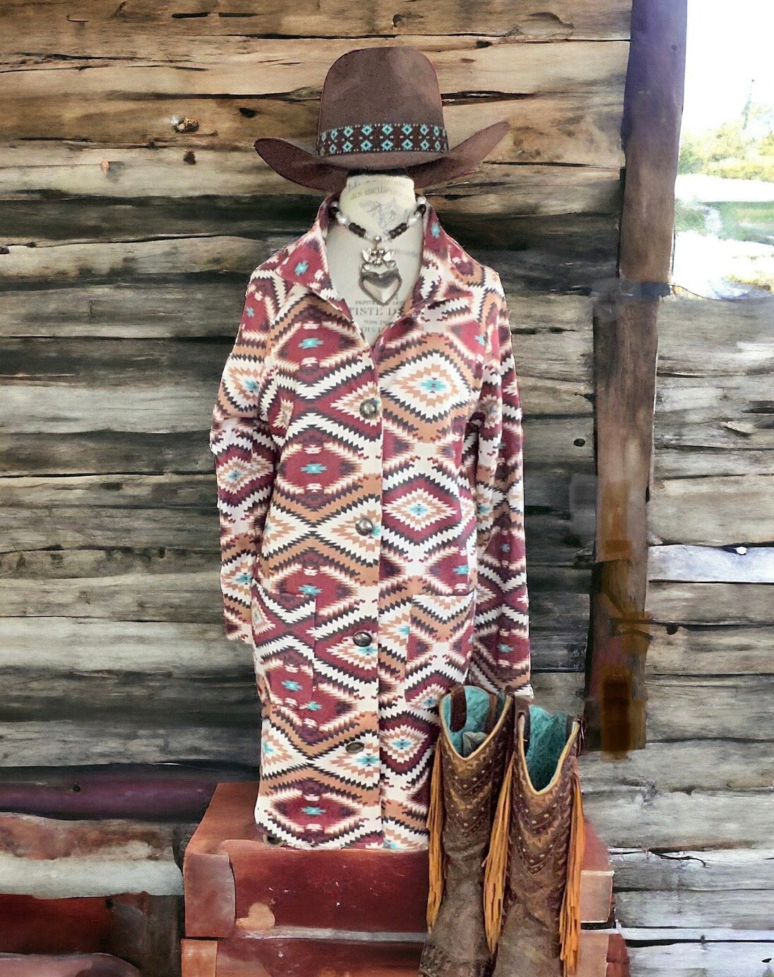 Aztec Duster Jacket Coyote Creek