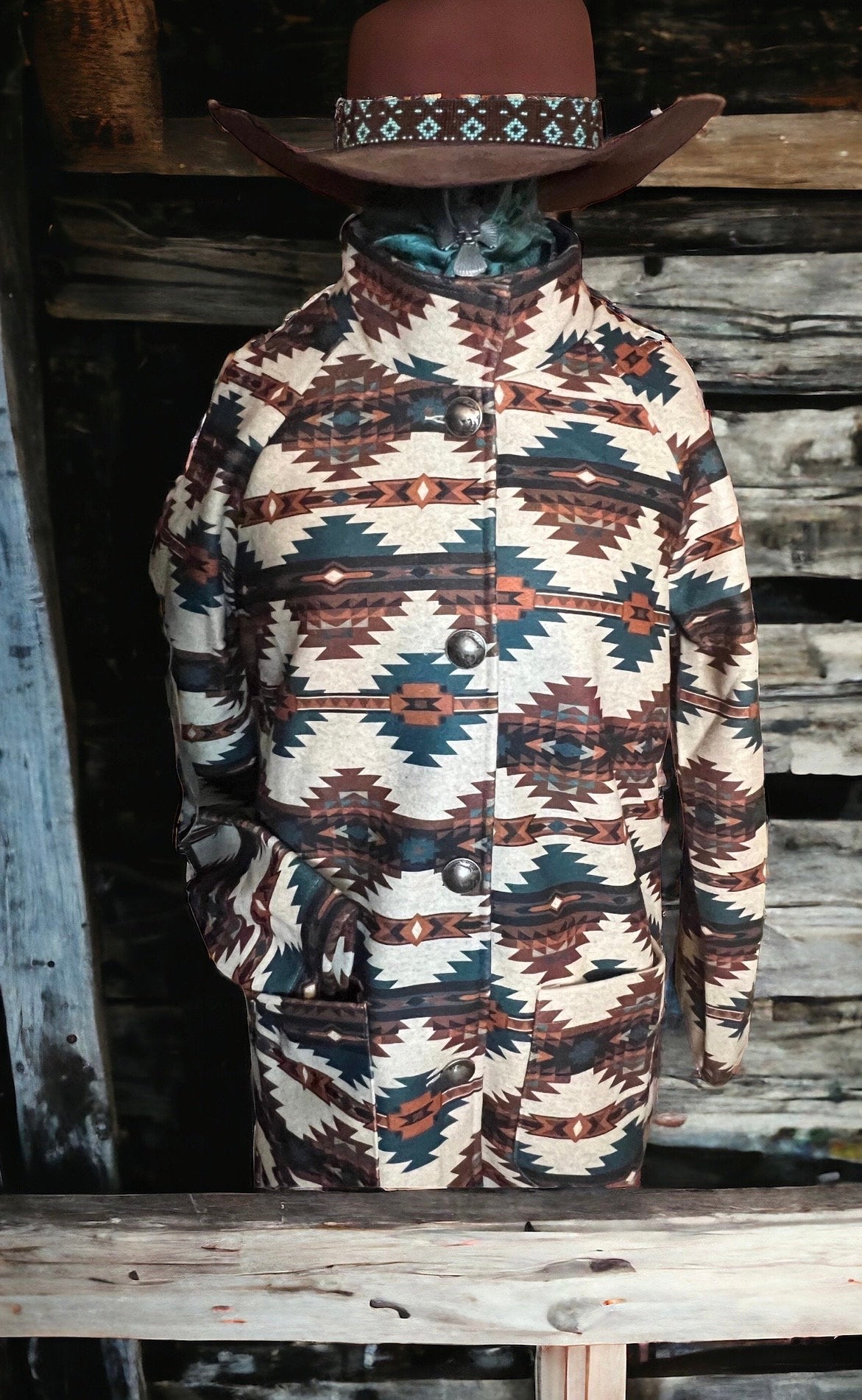 Aztec Duster Jacket Shawnee