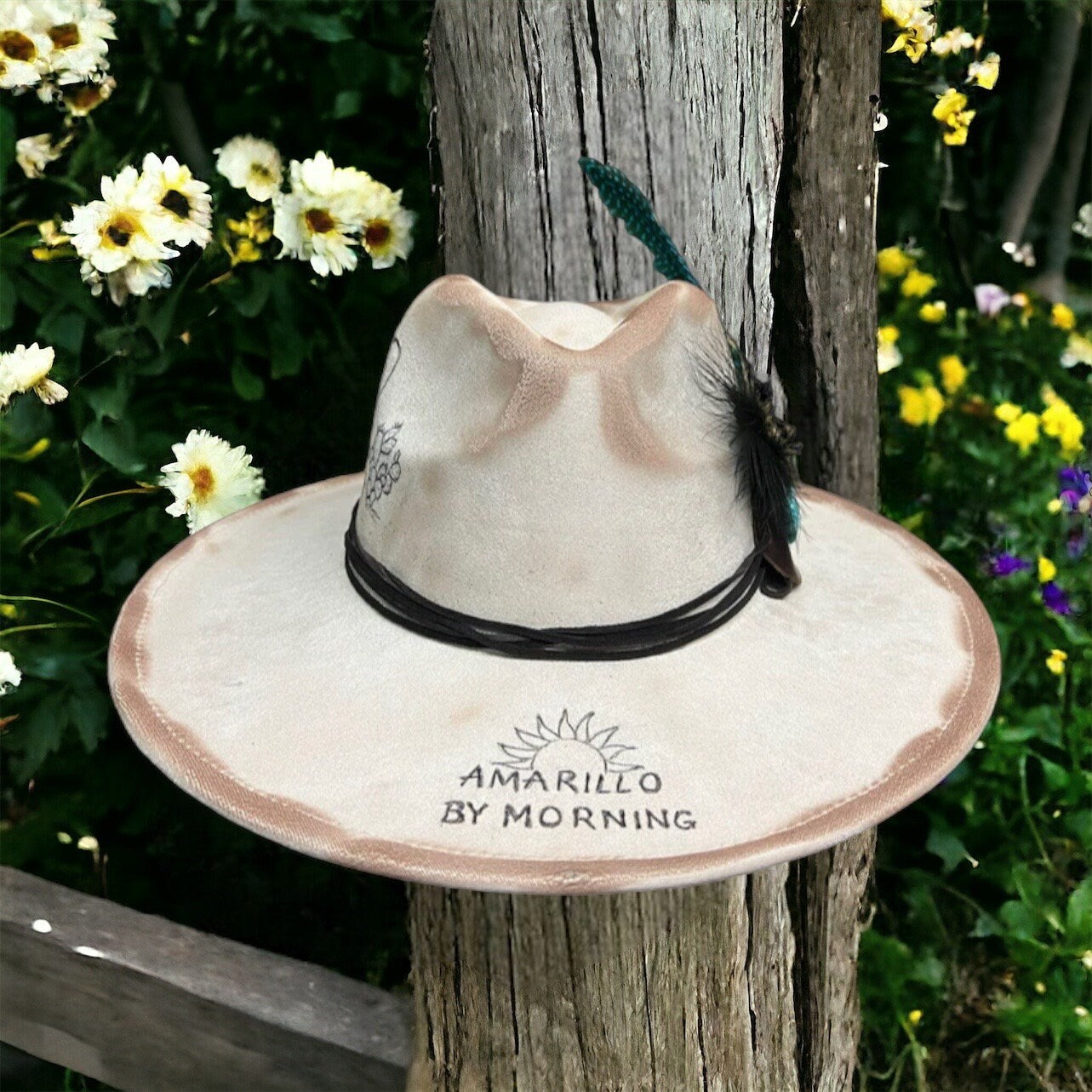 Rodeo Amarillo Burned Felt Hat