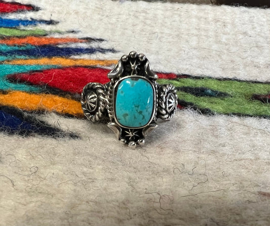 Kingman Turquoise & Sterling Silver Ring