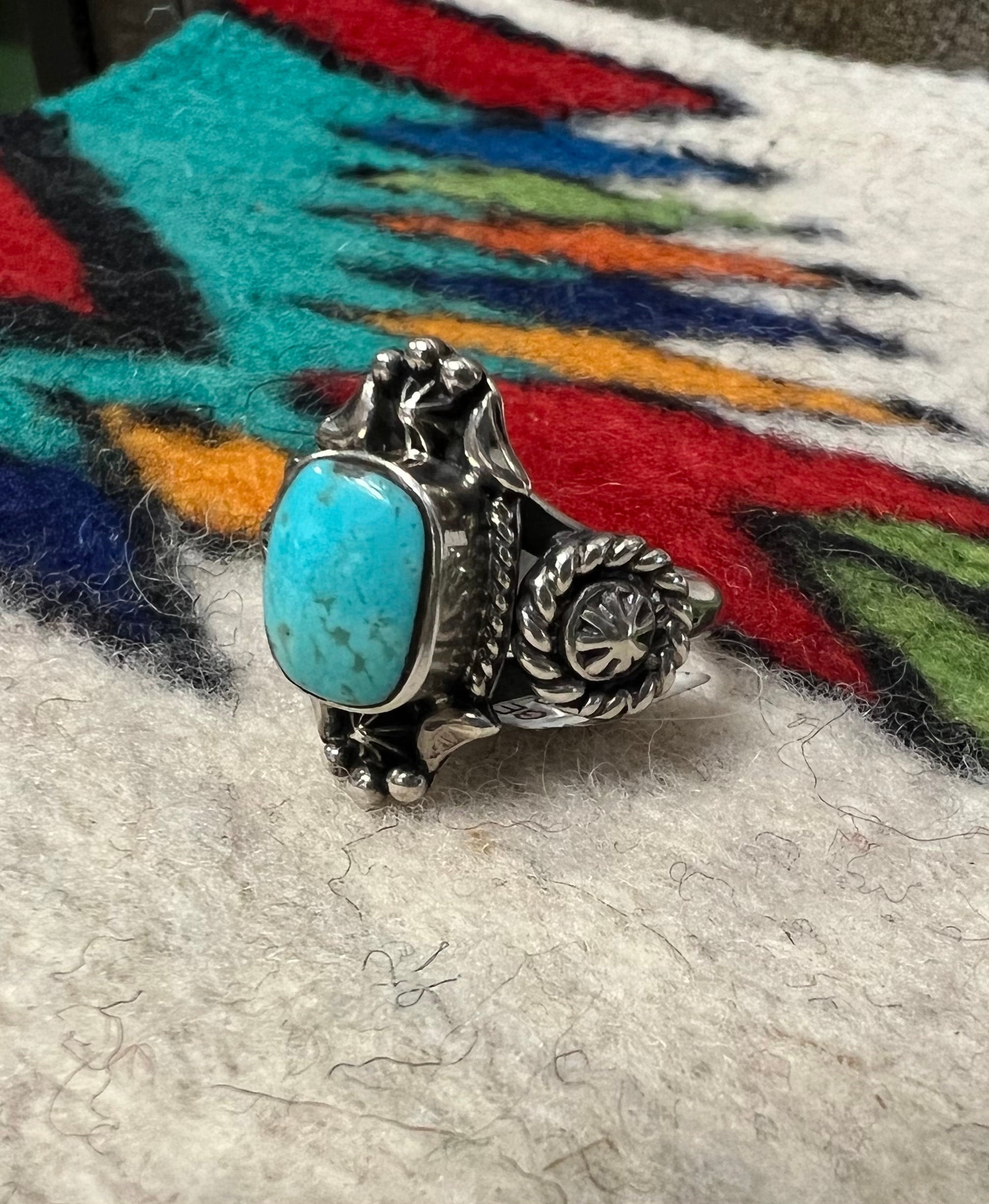 Kingman Turquoise & Sterling Silver Ring