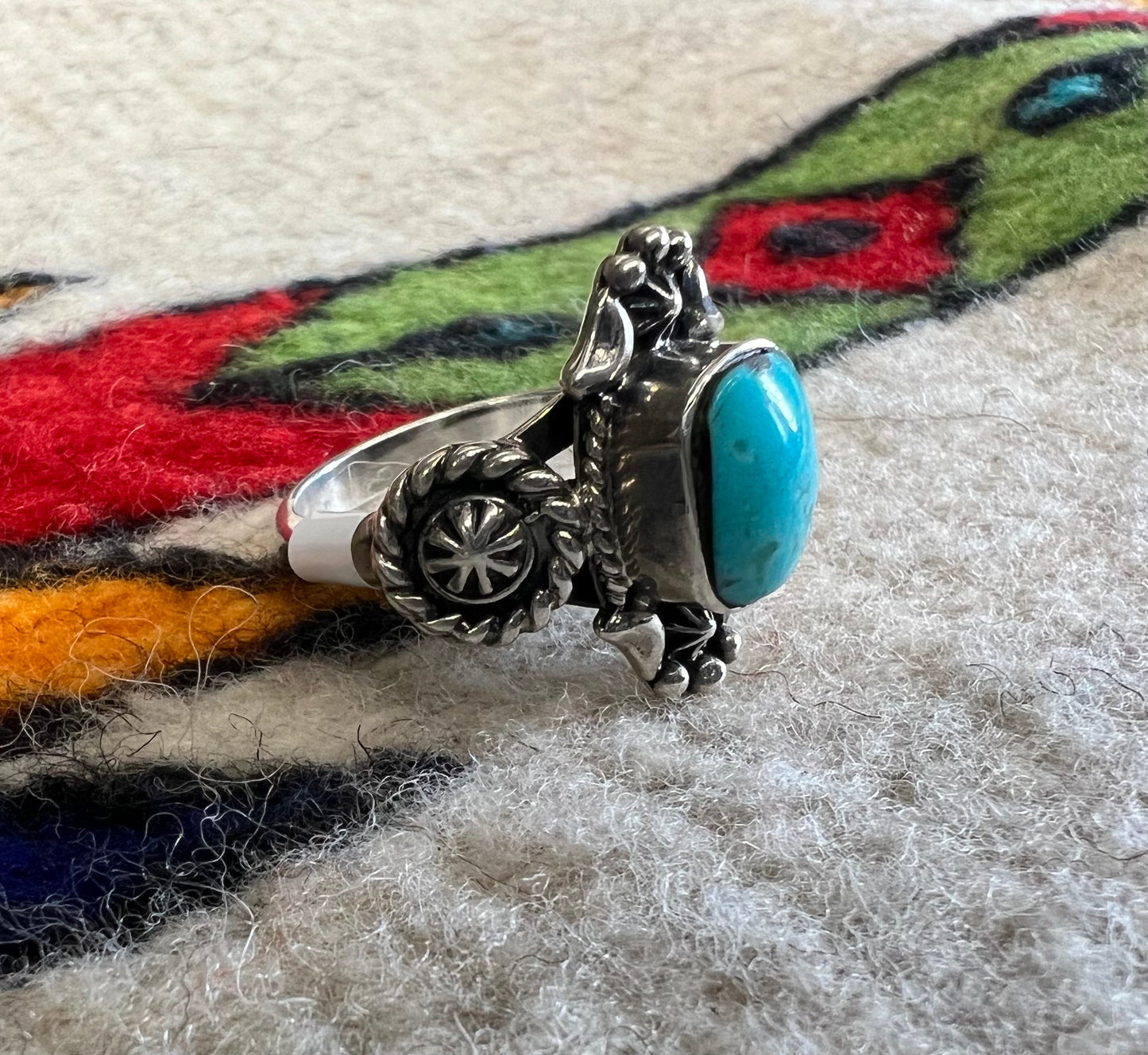Kingman Turquoise & Sterling Silver Ring
