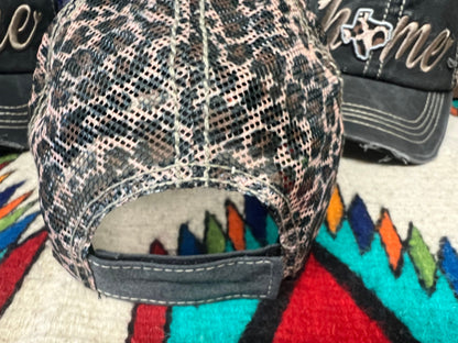 Texas Home Baseball Cap Leopard or Seraoe