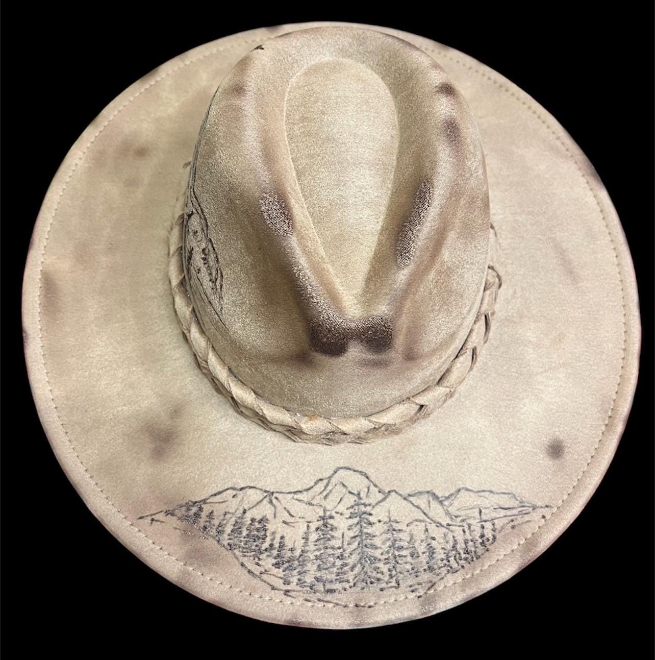 Hope Bear Mato Burned Felt Hat