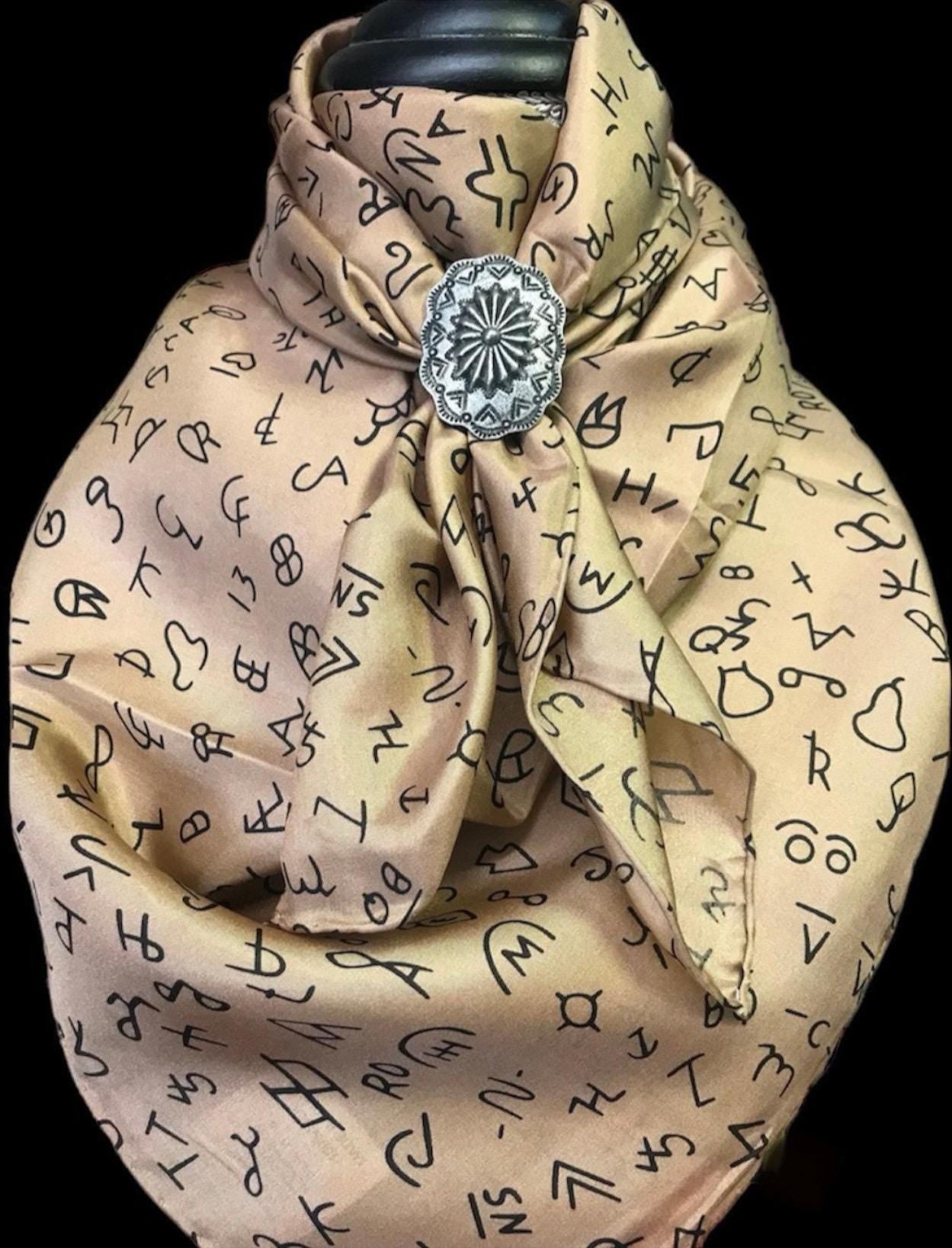 Silk scarf Wild Rags Tan Brands