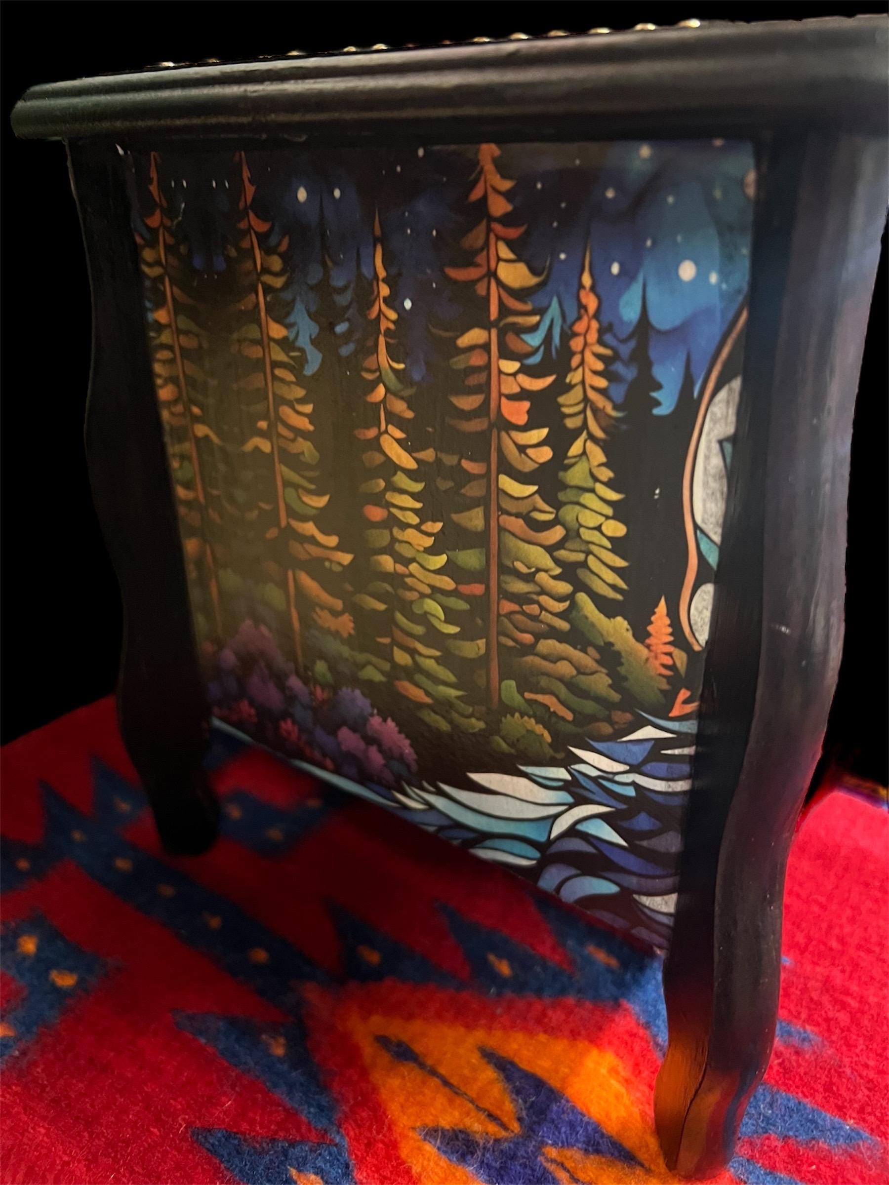 Illuminating Journey of the Wolf Jewely Box